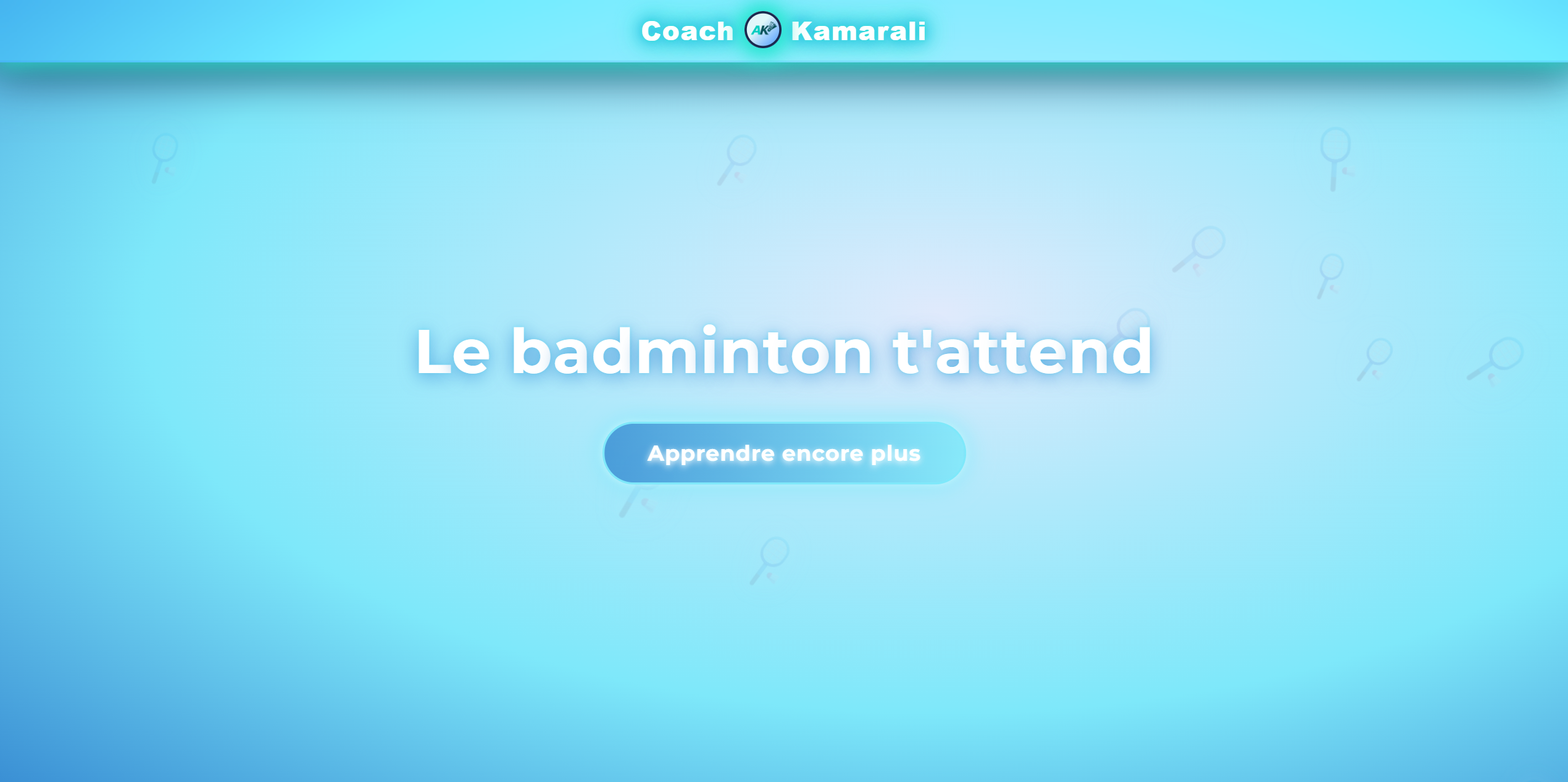 Coach Kamarali — Badminton Club